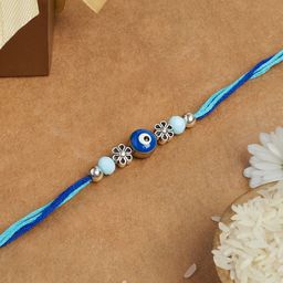 TEEJH Beaded Evil Eye Thread Rakhi-image-24