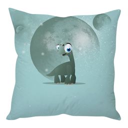 Stybuzz Moon And Dinosaur Cushion Cover - Blue-image-21