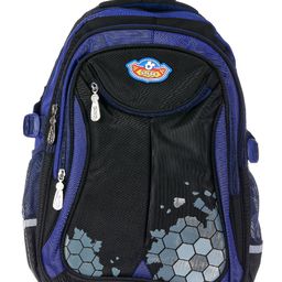 SMJM School Bag Navy & Black - 17 Inches-image-4