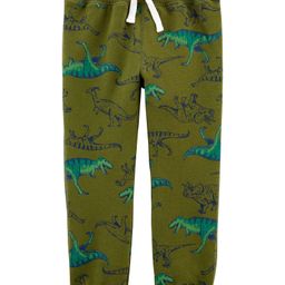 Carter's Dinosaur Pull-On Warm Fleece Pants - Green-picture-11