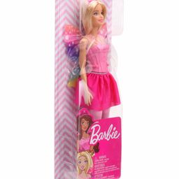 Barbie Doll With Beautiful Crown & Hairs Pink - Height 29 cm-image-93