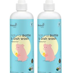 Windmill Baby Natural Bottle & Dish Wash Pack of 2 - 450 ml each-28