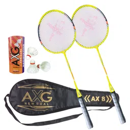 AXG New Goal AX-8 Aluminium Badminton Kit - Green Blue-picture-15