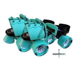 Jaspo G-Force Adjustable Roller Skates - Cyan-16