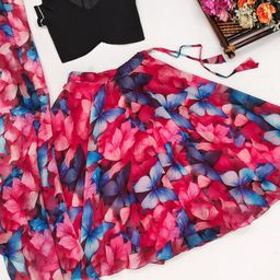 Shoryam Fashion Girls Silk Georgette Ready to Wear Lehenga Choli-picture-31