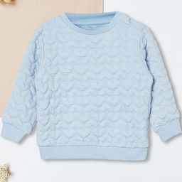 max Girls Blue Knit Sweatshirt-picture-24