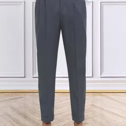 KLOTTHE Men Slim Fit Formal Trouser-image-83