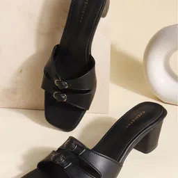 Chemistry Embellished PU Work Block Sandals-picture-13