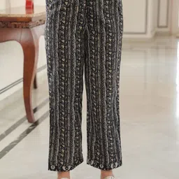 Aramya Women Ethnic Motifs Printed Trousers-image-42