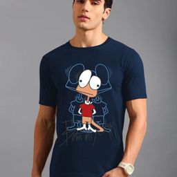 BLUE ARC Men Graphic Printed Round Neck Cotton T-shirt-image-13