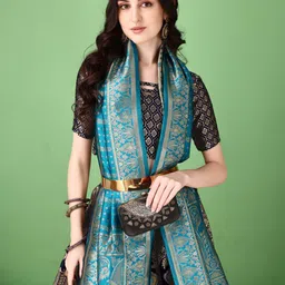 SWAMI STUDIO Ready to Wear Lehenga & Unstitched Blouse With Dupatta image 2