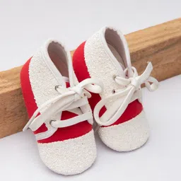 BAESD Unisex Kids Cotton Booties With Lace Details-image-41