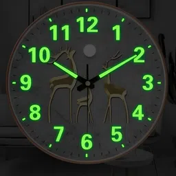 M T BROTHERS Grey Printed Contemporary Wall Clock-image-52