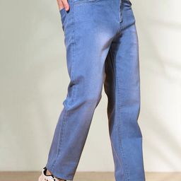 LINARIA Men Classic Relaxed Fit Light Fade Cotton Jeans-picture-44