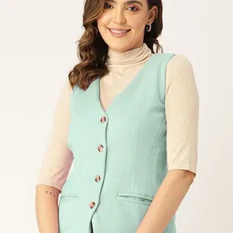 BRINNS Tailored fit V-Neck Waistcoat-image-89