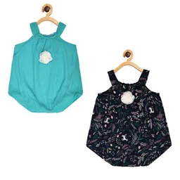 Creative Kids Infant Girls Pack Of 2 Printed Bodysuit-image-50