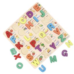 Tinykart Wooden Board with Alphabets - Multicolor image 2