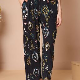 TAG 7 Printed Cotton Mid-Rise Lounge Pant-image-30
