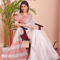 Astita Solid Zari Saree-14