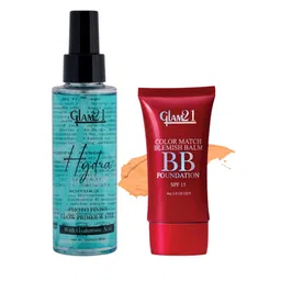 GLAM21 Set of Color Match BB Foundation 46 g - Dark Tan 06 & Hydra Boost Primer - 100 ml-18