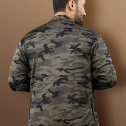 VeBNoR Camouflage Printed Running Bomber Jacket image 3