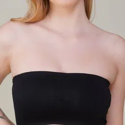 TOMKOT Bandeau Bra Full Coverage Lightly Padded image 2