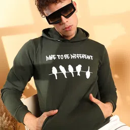 Campus Sutra Men Cotton Typography Printed Hooded Casual Sweatshirt-picture-28