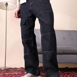 Campus Sutra Men Comfort Regular Fit Mid-Rise Stretchable Jeans-picture-9