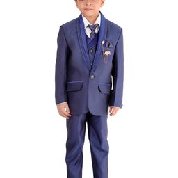 BAESD Boys Single-Breasted 5-Piece Suits-image-47