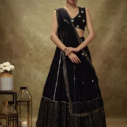 Renee Label Embroidered Ready to Wear Lehenga & Blouse With Dupatta-picture-20