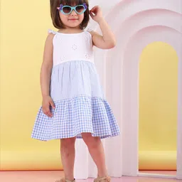 Beebay Striped Fit & Flare Dress-image-81