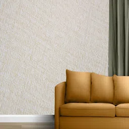 Kuber Industries Cream Colored 2 Pcs Textured Self-Adhesive Imitation Linen Wall Sticker-17