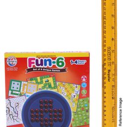 Ratnas Fun Brainvita Sankes & Ladders Ludo Game Multicolor - Set of 6 image 3