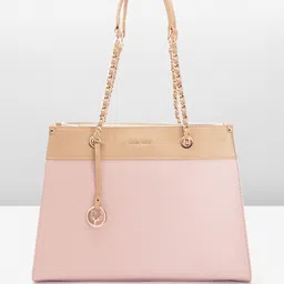 Allen Solly Structured Colourblocked Handheld Bag-10