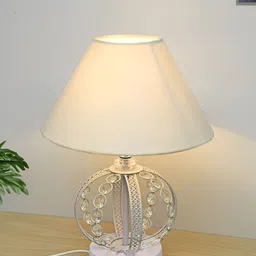 Homesake White Metal Frusturical Shaped Table Lamp-image-94