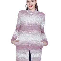 Chatanya Women Colourblocked Longline Cardigan-image-66