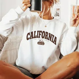 Outzidr Women Typography Printed Round Neck Sweatshirt-image-62