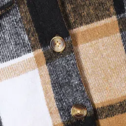 INCLUD Boys Checked Open Front Jacket image 4