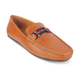Tresmode Men Leather Loafers-image-32
