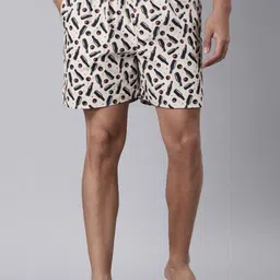 Joven Printed Pure Cotton Side Pocket Boxers 25JB1P-BB-image-69