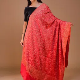 SWI Stylish Women Ethnic Motifs Woven Design Shawl-image-35
