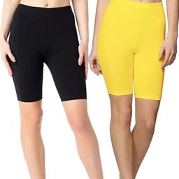 Diving Deep Women Pack of 2 Cotton Assorted Boy Shorts-picture-9