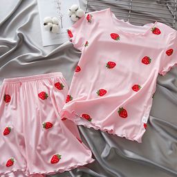 YK Girls Printed T-Shirt & Shorts Clothing Set-picture-33