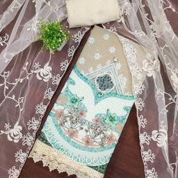Maroosh Floral Embroidered Silk Chiffon Unstitched Dress Material-image-86