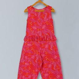 PLUM TREE Girls Printed Basic Jumpsuit-image-23