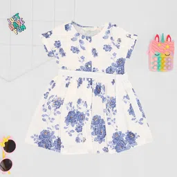 AKKRITI BY PANTALOONS Floral Fit & Flare Dress-image-82