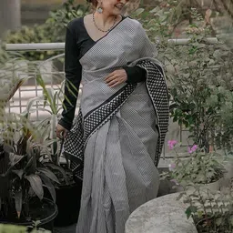 Pandadi Saree Block Print Sarees-image-39