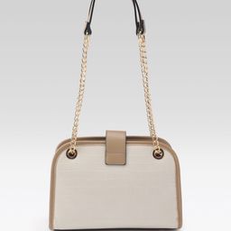 Van Heusen Solid Textured Handheld Bag image 2