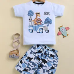 UNO KIDS Boys Printed T-shirt with Shorts-picture-6