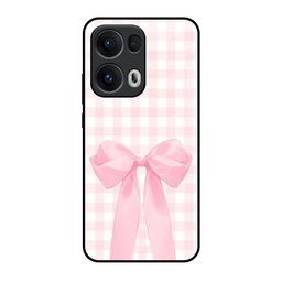 QRIOH Women Geometric Printed Oppo Reno13 Pro 5G Shockproof Bowtique Charm Back Case-image-93